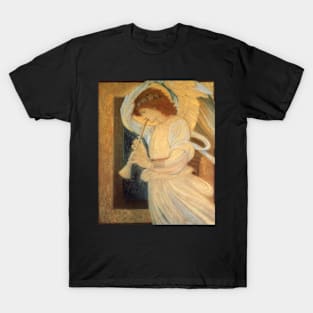 An Angel Playing a Flageolet by Sir Edward Coley Burne Jones T-Shirt